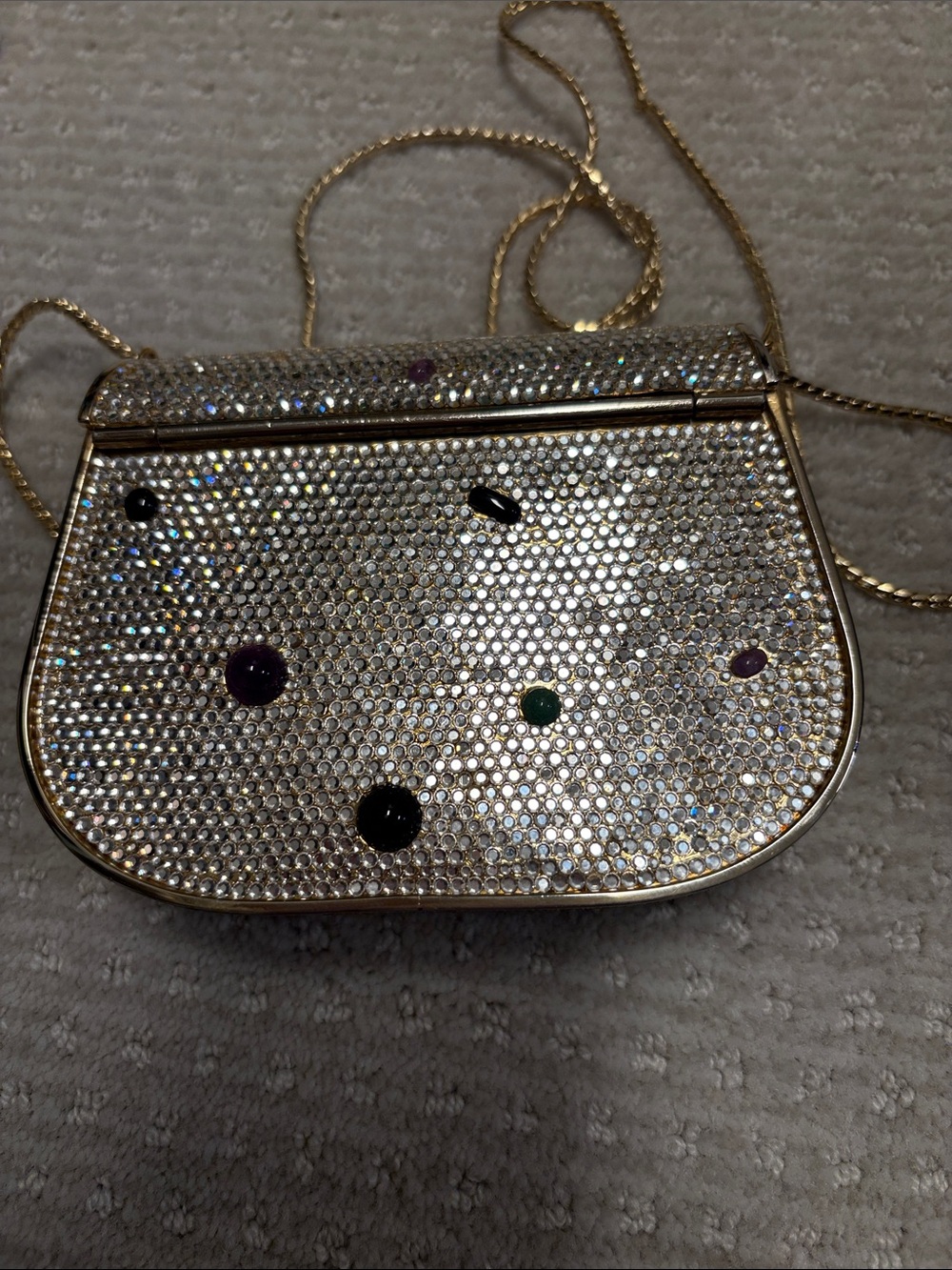 Vintage Judith Leiber Crystal Minaudière - Picture 8 of 8
